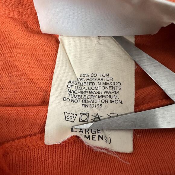 Phoenix Suns Shirt Mens Large Orange NBA Basketball Short Sleeve T-Shirt Tee - Picture 5 of 11